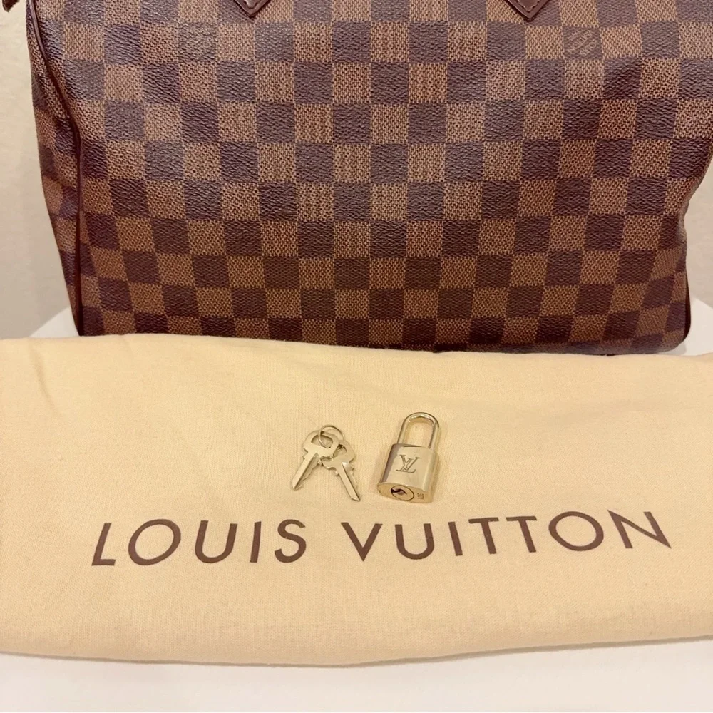 Authentic Vintage Louis Vuitton Speedy 30 Damier Ebene 2006 Preowned